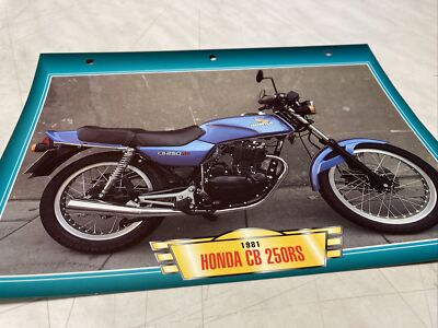 Honda CB250RS 1981 CB250 RS Motorcycle Passion Collection Atlas