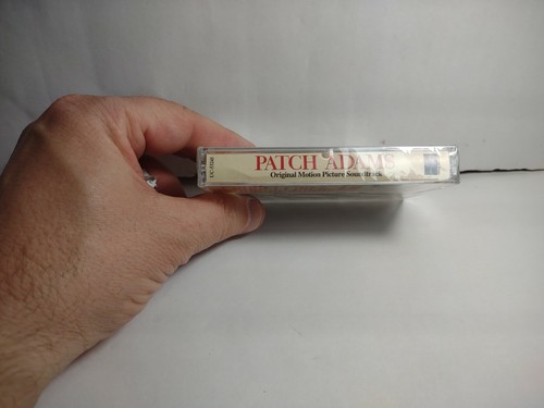 Rare HTF New sealed Patch Adams Original Motion Picture Soundtrack Cassette 1998 - Picture 6 of 6