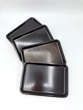 Vollrath Melmac Melamine Vintage Bakelite "tip" tray #0046 circa 1950s Set of 4