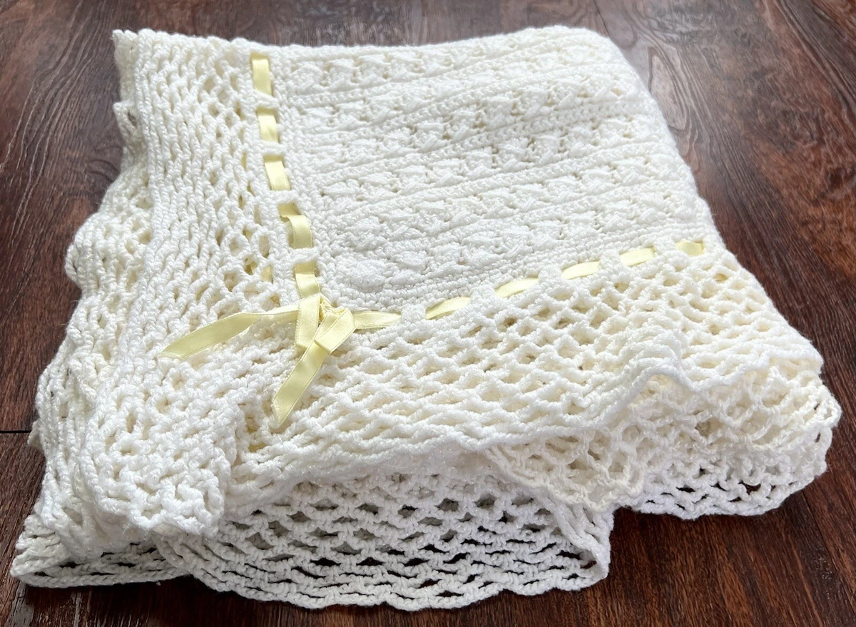 Handmade crochet baby blanket for sale sales