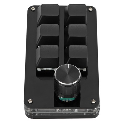 6 Key Gaming Keyboard Mini Keypad With Knob For Gaming Enthusiasts KRI