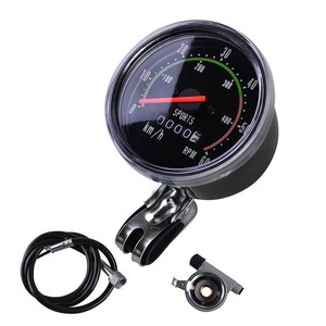 Estilo-Clasico-Bicicleta-Velocimetro-Odometro-mecanico-analogico-con-Kit-de-hardware