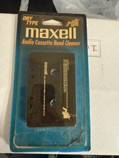 Maxell Audio Cassette Head Cleaner Dry Type A-403-Packaged Ripped VTG