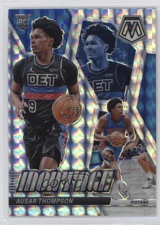 2023-24 Panini Mosaic Montage Mosaic Prizm Ausar Thompson #8 Rookie RC 0nr3