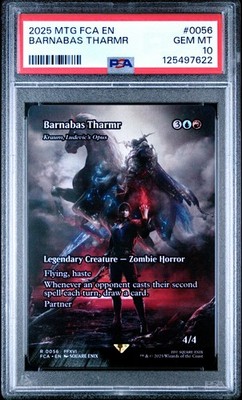 2025 MTG FINAL FANTASY: THROUGH THE AGES #0056 BARNABAS THARMR PSA