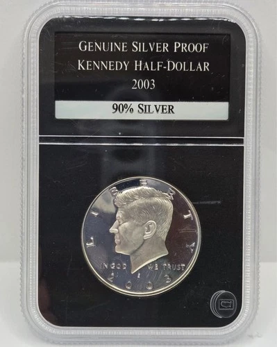 2003 S Silver Proof Kennedy Half Dollar - PCS Stamps & Coins