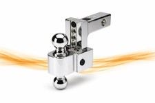 Fastway Flash Adjustable Ball Mount 4 Drop 2 Receiver Dual Ball Hitch 10k Fastway Flash Adjustable Ball Mount 4 Drop 2 Receiver Dual Ball Hitch 10k