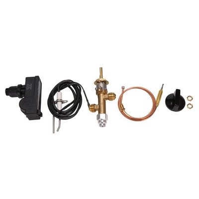 Niederdruck LPG Propan Gas Kamin Feuerstelle Sicherheitskontrollset, Push4050