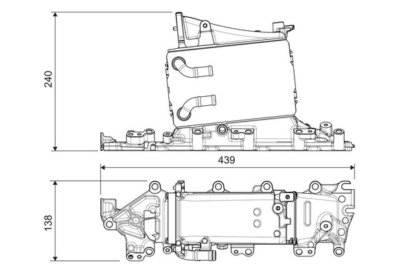 Valeo LadeluftküHler FüR Seat Leon VW Golf VII Audi A3 Skoda Octavia IV-image