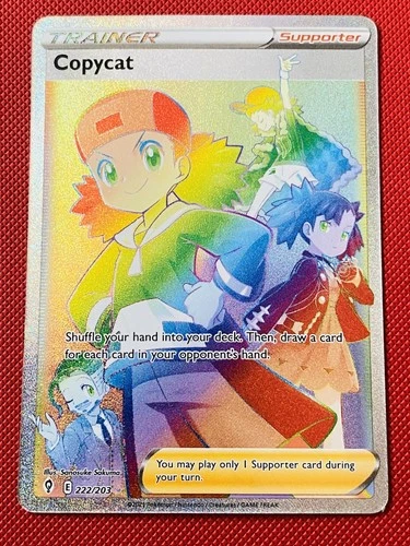 Copycat (Secret) 222/203 SWSH07: Evolving Skies Holo NM
