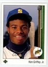 1989 Upper Deck Star Rookie Ken Griffey Jr #1 RC HOF