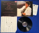 vintage Michael Jackson Thriller LP RECORD CLEAN VINYL GATEFLD+RARE FANCLUB FORM