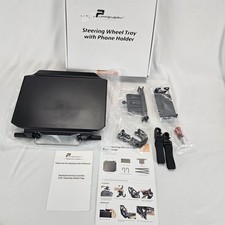 Large Car Steering Wheel Tray Back Seat Headrest Tray with Phone Holder Steerin