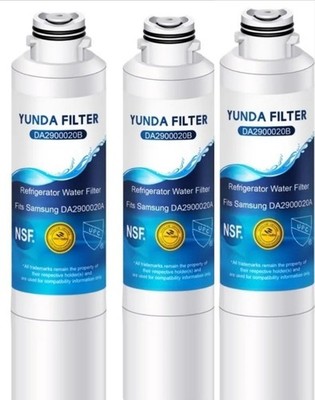Yunda 3× DA29-00020B Kühlschrank Wasserfilter, kompatibel mit Samsung DA29-00020B