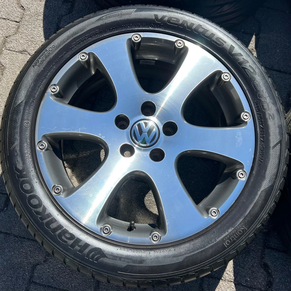 ORIGINAL 17" ALU SOMMERRÄDER "FUNPLAY" VW CROSS TOURAN 1T 1T0601025E 1T0601025J - Bild 3 von 4