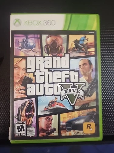 GRAND THEFT AUTO V (Microsoft Xbox 360, 2013) 2 Disc Fully Tested And Complete
