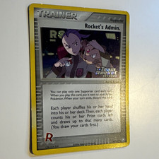 Rocket's Admin. 86/109 EX Team Rocket Returns Reverse Holo LP/MP on eBay