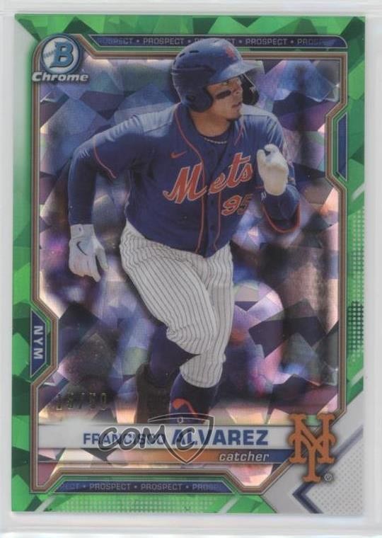 2021 Bowman Chrome Draft Sapphire Edition Green 15/50 Francisco Alvarez q2c