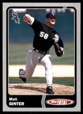 Matt Ginter 2003 Topps Total #311 White Sox MLB READ FREE SHIPPING AutographDen