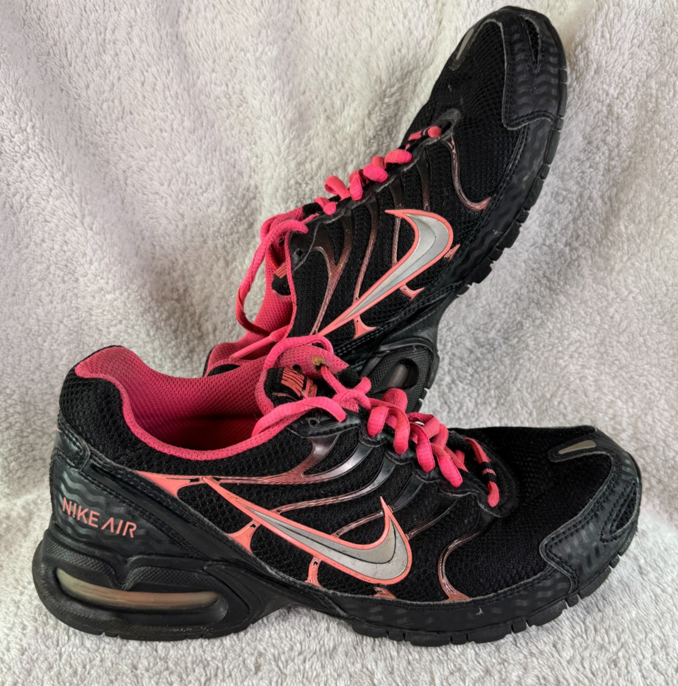 Nike Air Max Torch 4 Womens Black/Pink Size 6.5 343851-006 Running Sports