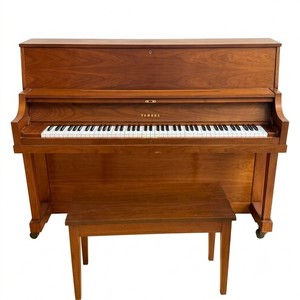 Rich Walnut Elegance: Stunning Yamaha Upright
