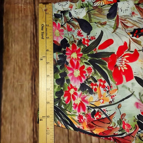 Butterfly Floral Pants Lightweight Colorful pretty Pockets Medium - Picture 14 of 14