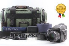 Lens Overhauled N Mint w/Hood CONTAX 645 80mm F/2 MFB-1A 120/220 From JAPAN