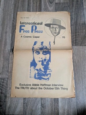 International Free Press - A Cosmic Caper- Counter Culture Paper 1st Nov 1969