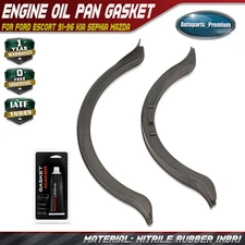 Engine Oil Pan Gasket Set for Ford Escort 91-96 Kia Sephia Mazda Miata Mercury