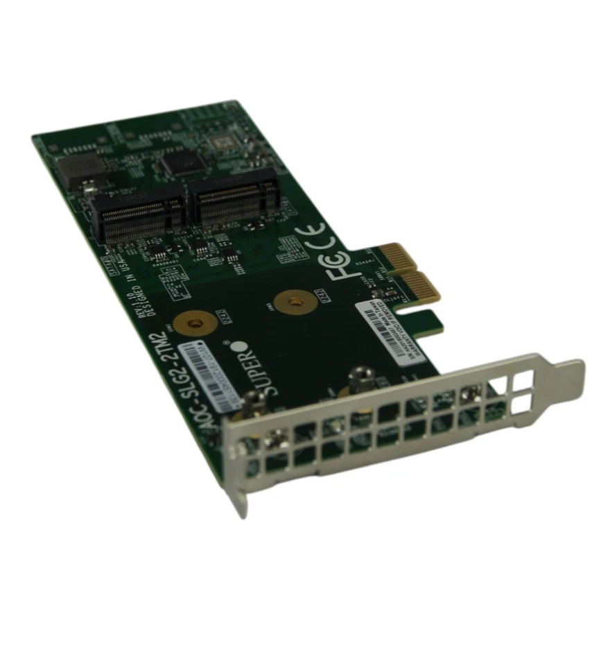 Supermicro AOC-SLG2-2TM2 2x SATA M.2 con controlador HW RAID1 Foto 3 de 4