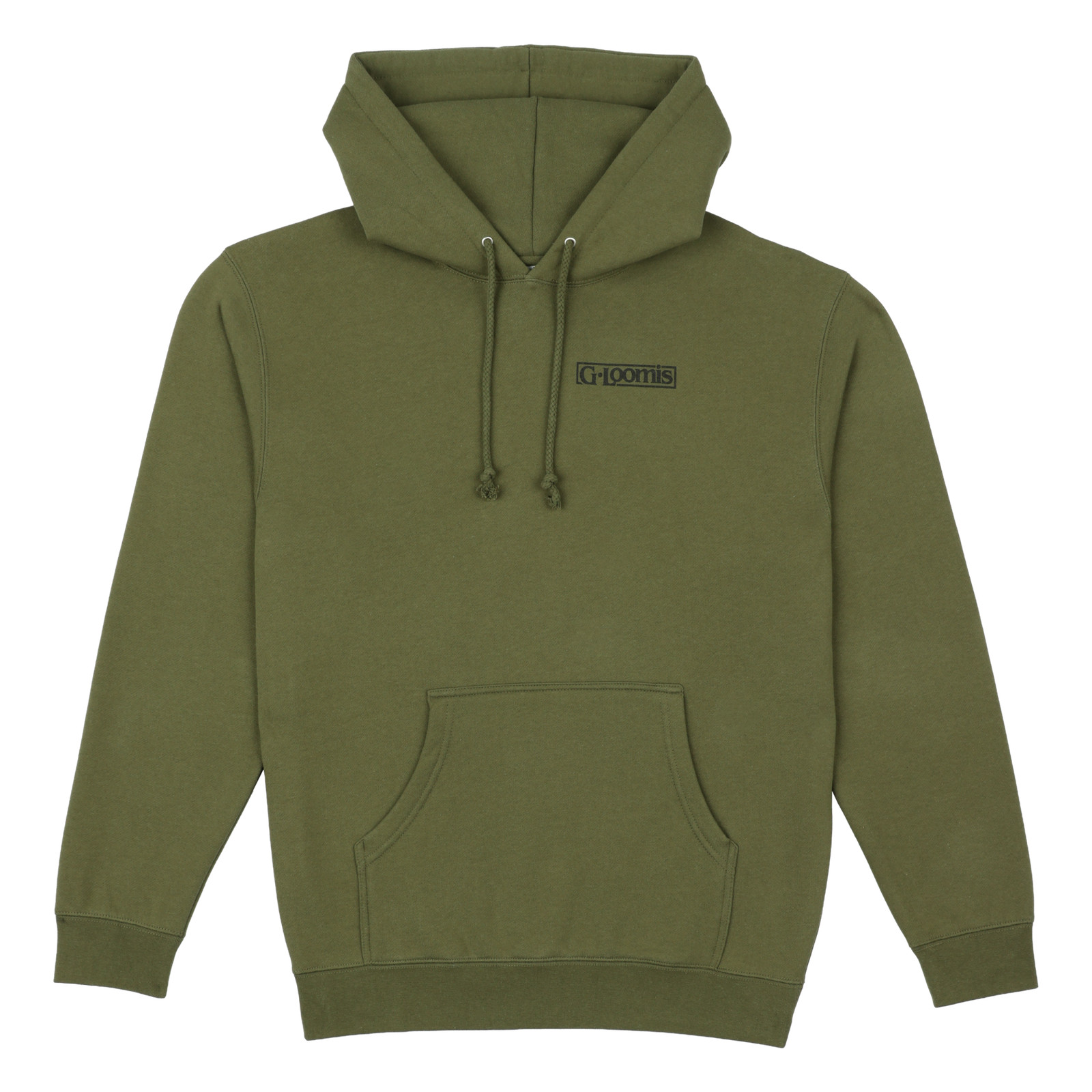 G. Loomis Jumping Bass Hoodie Color - Olive Size - XXL (GL-JBHD-2X-OL) Fishing