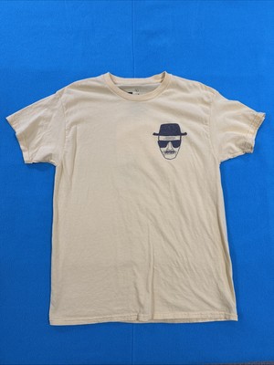 Breaking Bad Shirt Walter White Jesse Pinkman Men's Yellow Top Large TV Series