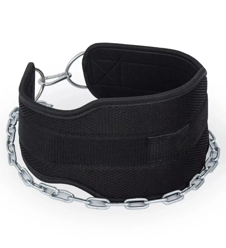 Bester Heavy Duty Tauchgürtel 15 CM Rücken Gewichtheben Dip Gürtel mit 92 CM Kette - Bild 3 von 4