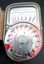 VINTAGE WESTON MASTER V UNIVERSAL EXPOSURE METER MODEL 748
