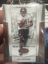 2007 Leaf Certified Dallas Baker Autograph Rookie Card Serial #/399 ???. rookie card picture