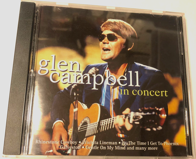#ad Glen Campbell In Concert CD 1998 Hallmark Uk import Live $5.99