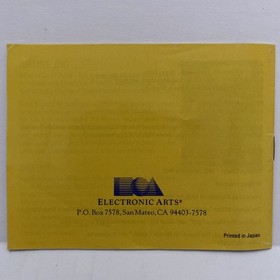 Skate Or Die 2 Nes Nintendo Instruction Manual Electronic Arts Nes-E4-USA*