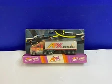 AURORA AFX HO SCALE SLOT CAR LITED RIGS AFX EXPRESS SEMI & TRAILER