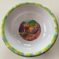Vintage Winnie the Pooh Melamine Plastic Bowl by Zak Designs 5.5  Disney Kids