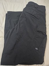 5:11 Tactical Cargo Pants Black 38X30 Men's Pockets. Excellent Condition