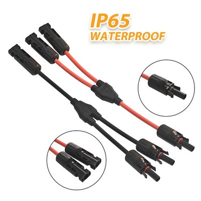 1 Paar MC4 Y Solarstecker Verteiler Buchse Solarpanel Mit Solarkabel Adapter