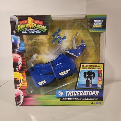 Mighty Morphin POWER RANGERS RE-IGNITION Triceratops Dinozord NEW