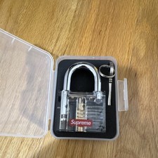 Supreme Clear Transparent Padlock Lock with K...
