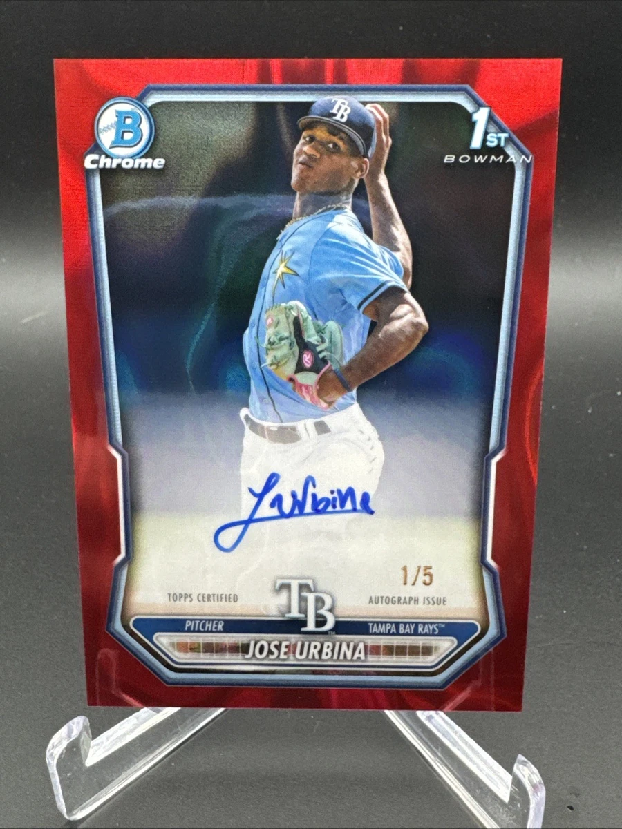 Bowman Tampa Bay Rays Baseball Autographed Sports Trading Cards