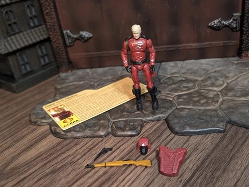 GI Joe 25th Anniversary CRIMSON GUARD v10 Cobra Elite Trooper Comic Pack Figure