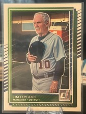 2025 Panini Donruss Baseball Jim Leyland-#63 Base Card. Detroit