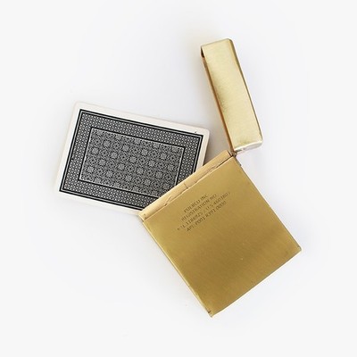 PUEBCO | Brass Playing Card Case