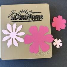 Tim Holtz Alterations Tattered Florals Metal Cutting Die 656640 Sizzix Bigz