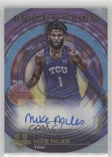 2022-23 Bowman Inception University Mike Miles Jr #BIA-MML Auto 2r8