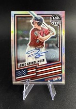 2026 Panini Stars and Stripes Prizm Jared Grindlinger #87 Signatures Halo Auto